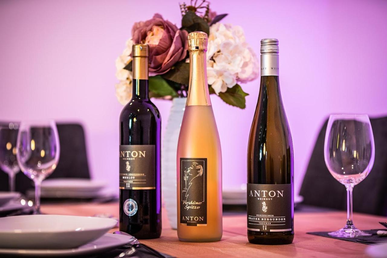 Winetime - Modern - Fuer 6 - Boxspringbetten - Zentral Bellheim Eksteriør billede
